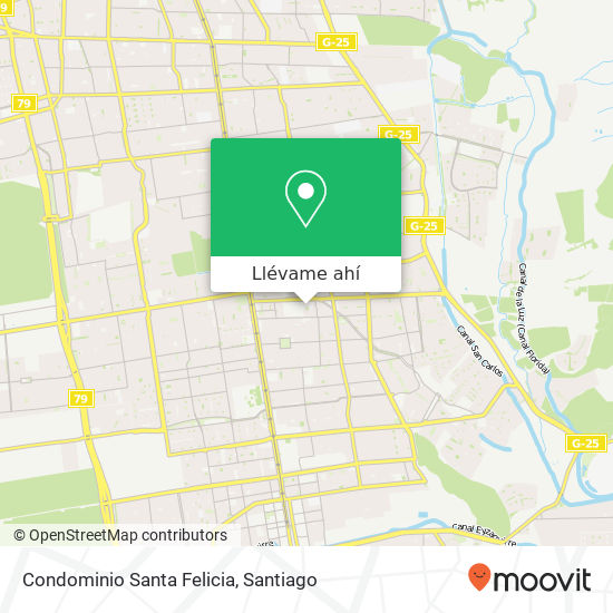 Mapa de Condominio Santa Felicia
