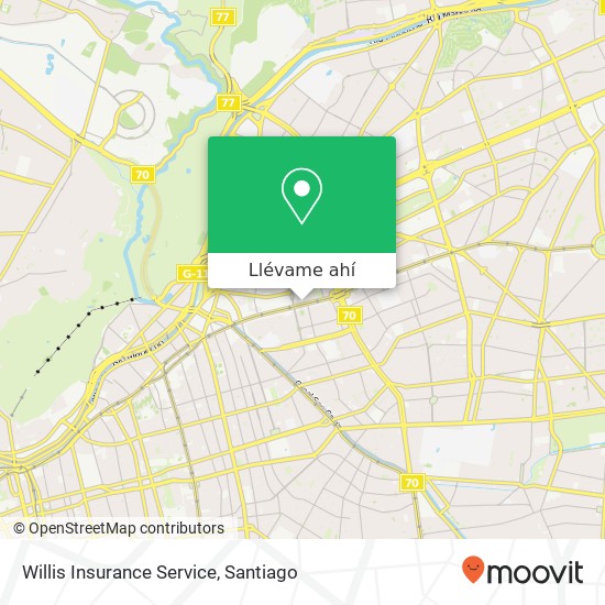 Mapa de Willis Insurance Service