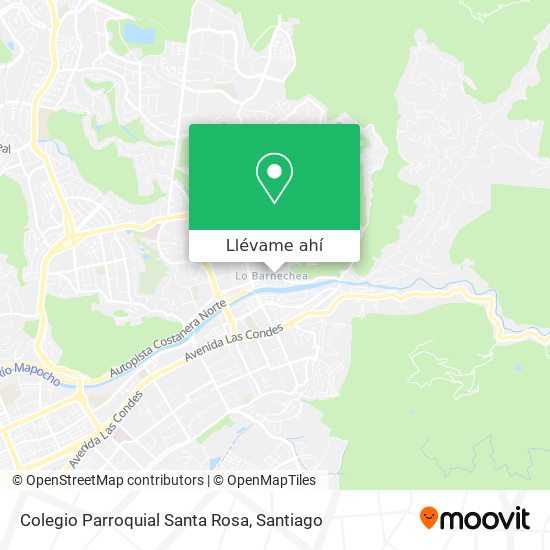 Mapa de Colegio Parroquial Santa Rosa
