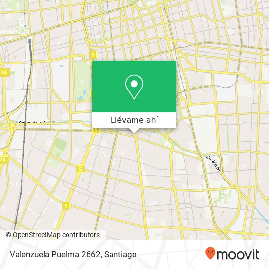 Mapa de Valenzuela Puelma 2662