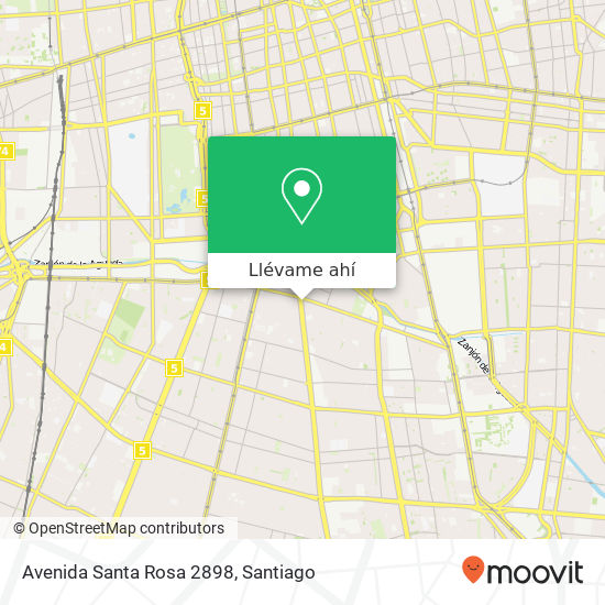 Mapa de Avenida Santa Rosa 2898