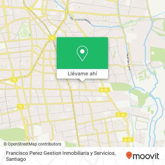 Mapa de Francisco Perez Gestion Inmobiliaria y Servicios
