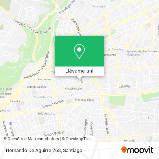 Mapa de Hernando De Aguirre 268