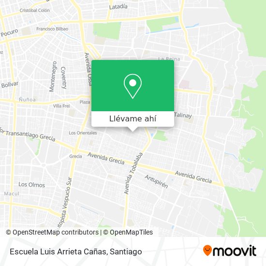 Mapa de Escuela Luis Arrieta Cañas