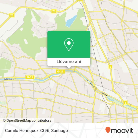 Mapa de Camilo Henríquez 3396