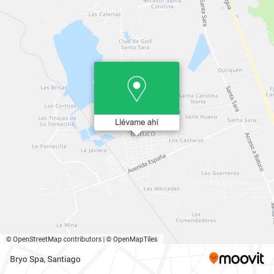 Mapa de Bryo Spa