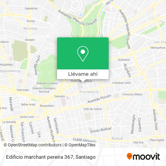 Mapa de Edificio marchant pereira 367