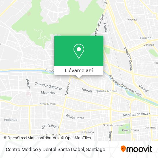 Mapa de Centro Médico y Dental Santa Isabel