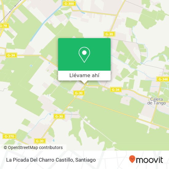Mapa de La Picada Del Charro Castillo