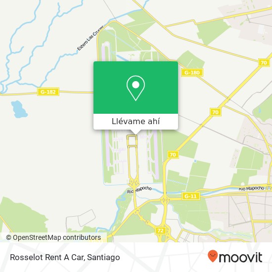 Mapa de Rosselot Rent A Car