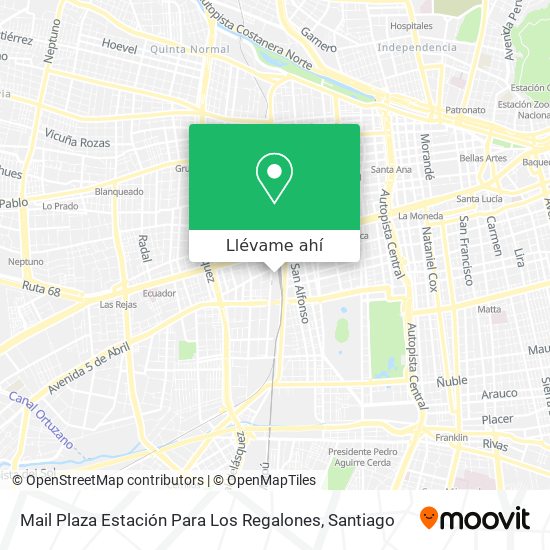Mapa de Mail Plaza Estación Para Los Regalones