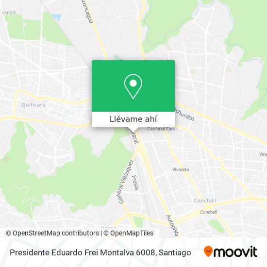 Mapa de Presidente Eduardo Frei Montalva 6008