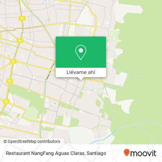 Mapa de Restaurant NangFang Aguas Claras