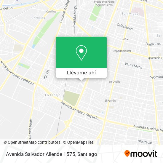 Mapa de Avenida Salvador Allende 1575