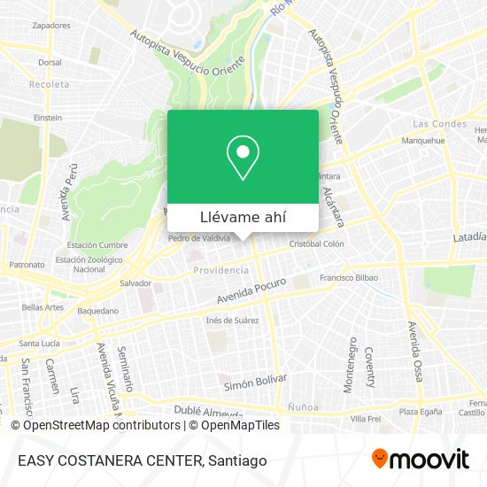 Mapa de EASY COSTANERA CENTER