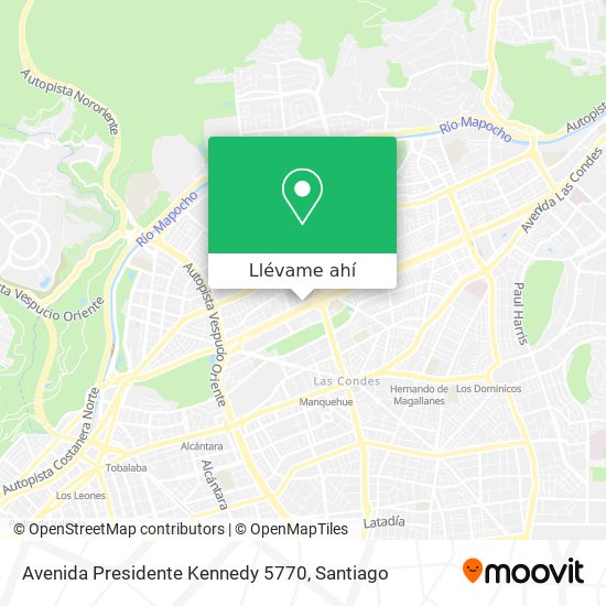 Mapa de Avenida Presidente Kennedy 5770