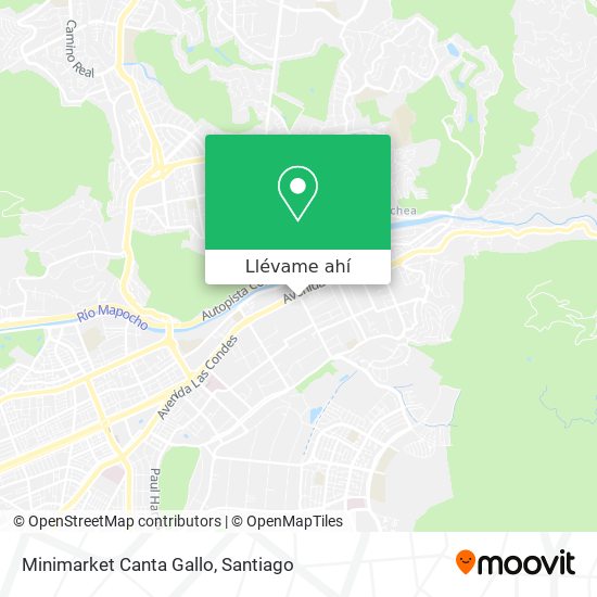Mapa de Minimarket Canta Gallo