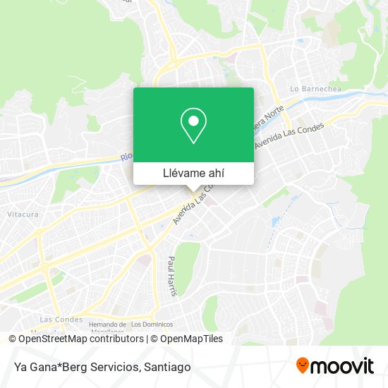 Mapa de Ya Gana*Berg Servicios