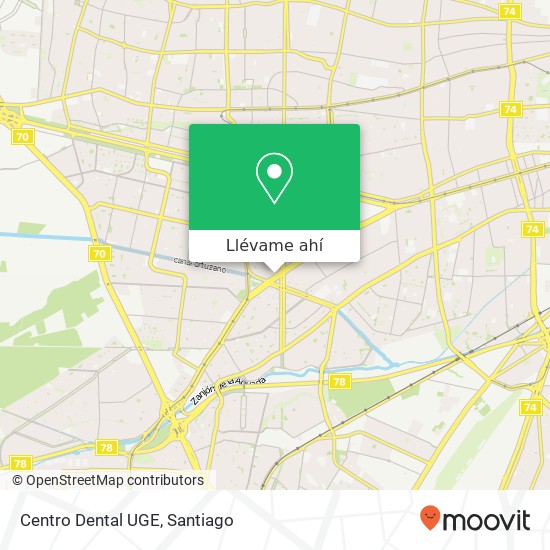 Mapa de Centro Dental UGE