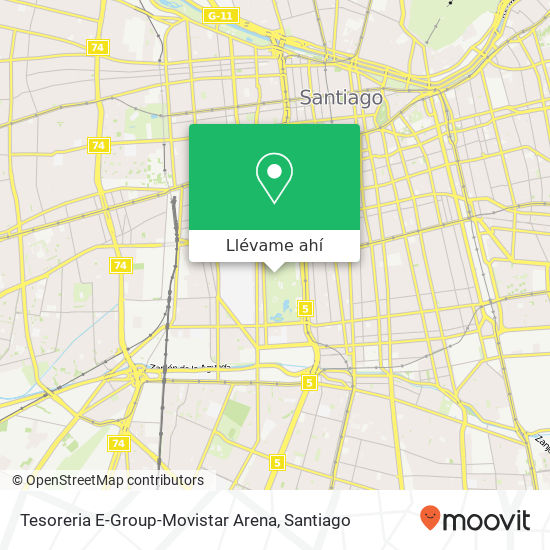 Mapa de Tesoreria E-Group-Movistar Arena
