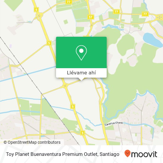 Mapa de Toy Planet Buenaventura Premium Outlet