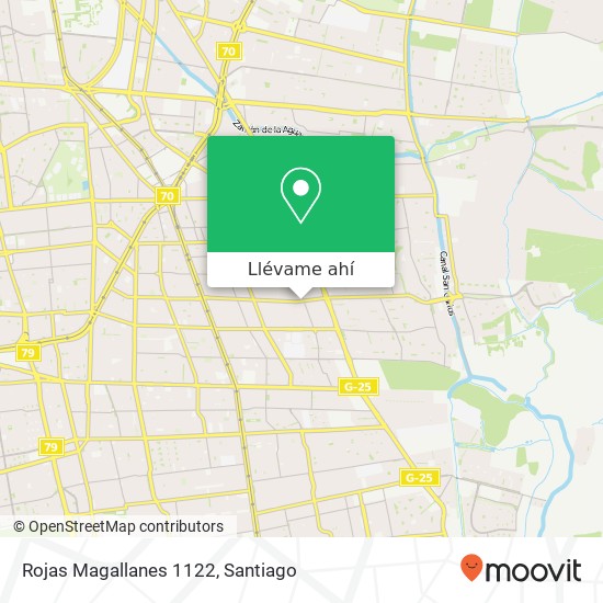 Mapa de Rojas Magallanes 1122