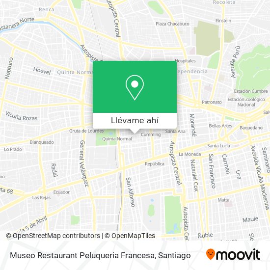 Mapa de Museo Restaurant Peluqueria Francesa