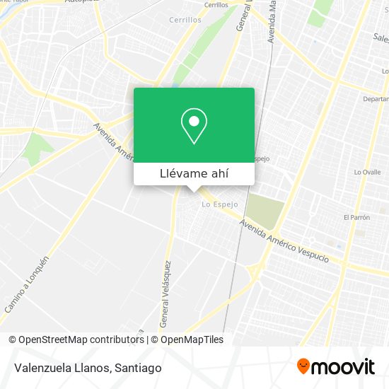 Mapa de Valenzuela Llanos