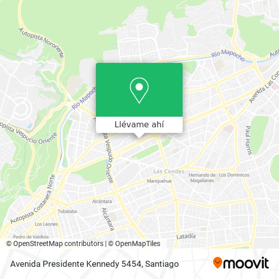 Mapa de Avenida Presidente Kennedy 5454