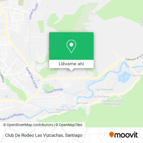Mapa de Club De Rodeo Las Vizcachas
