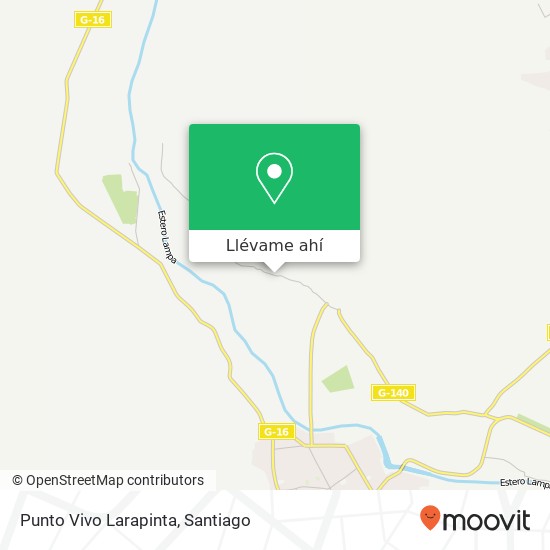 Mapa de Punto Vivo Larapinta