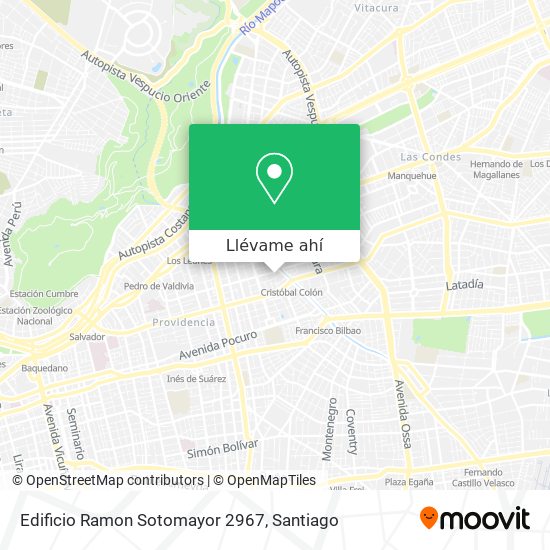 Mapa de Edificio Ramon Sotomayor 2967