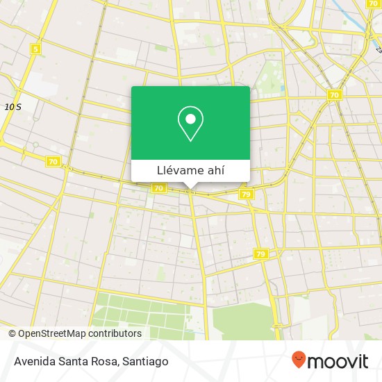 Mapa de Avenida Santa Rosa