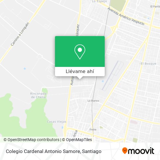 Mapa de Colegio Cardenal Antonio Samore