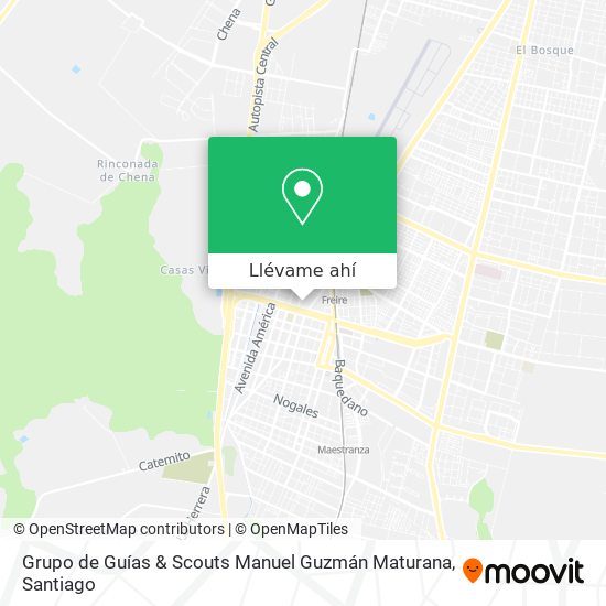 Mapa de Grupo de Guías & Scouts Manuel Guzmán Maturana