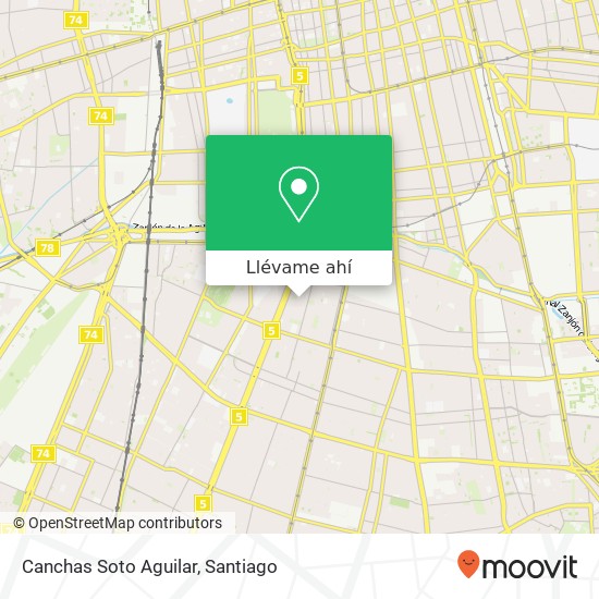 Mapa de Canchas Soto Aguilar