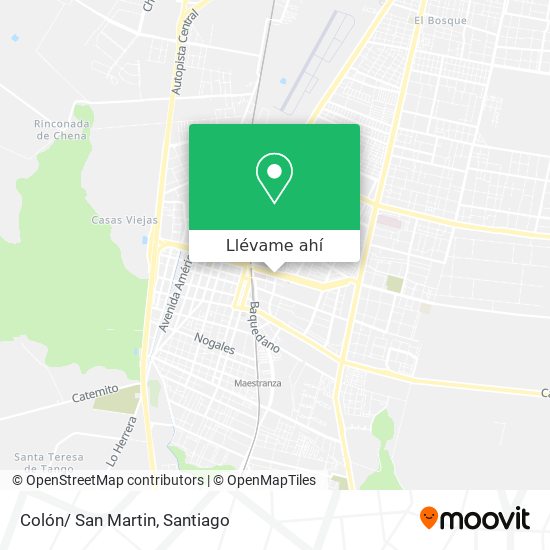 Mapa de Colón/ San Martin