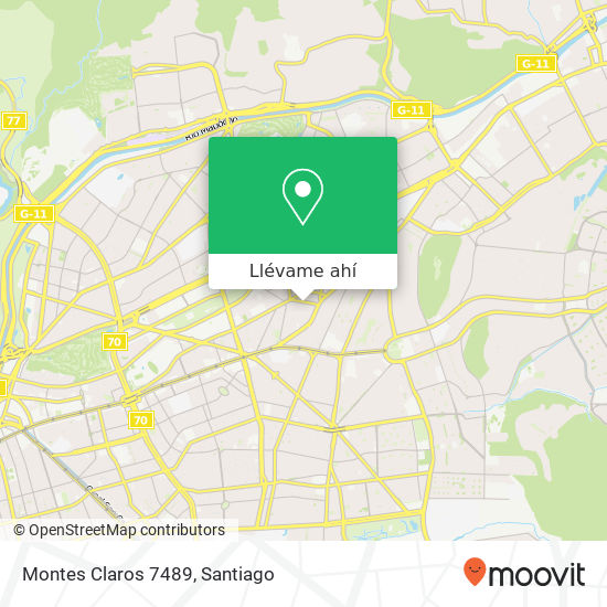 Mapa de Montes Claros 7489