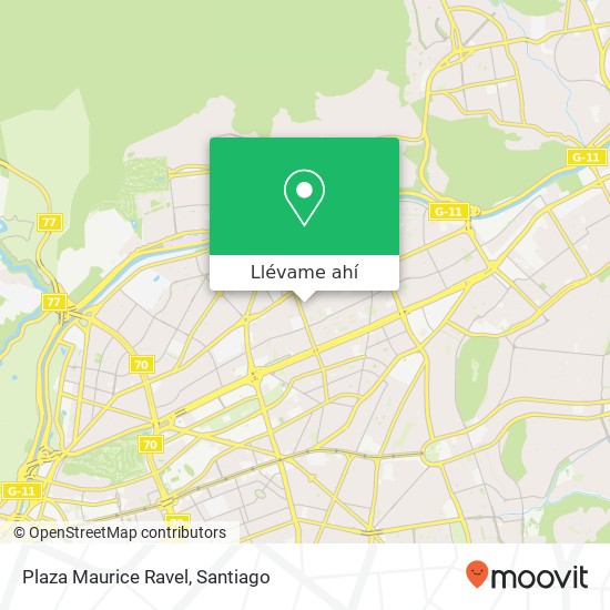 Mapa de Plaza Maurice Ravel