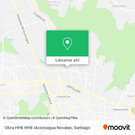 Mapa de Obra HH6 HH8 IAconcagua Novatec