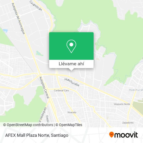 Mapa de AFEX Mall Plaza Norte