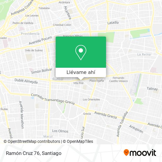 Mapa de Ramón Cruz 76