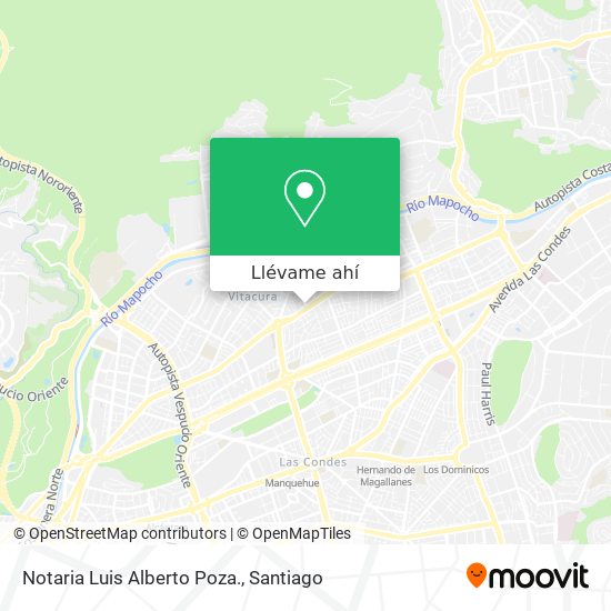 Mapa de Notaria Luis Alberto Poza.