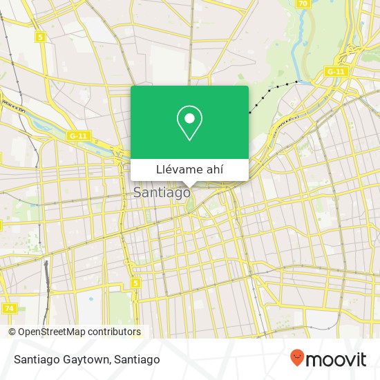 Mapa de Santiago Gaytown