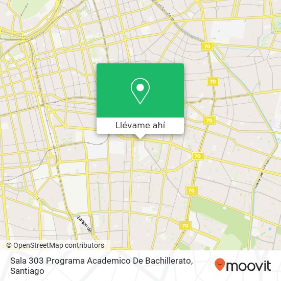 Mapa de Sala 303 Programa Academico De Bachillerato