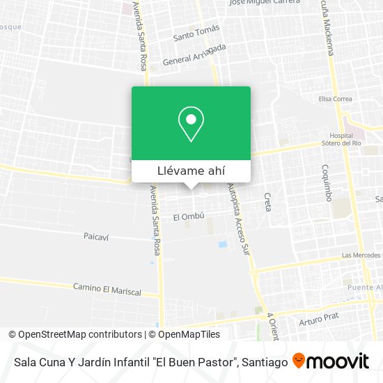 Mapa de Sala Cuna Y Jardín Infantil "El Buen Pastor"