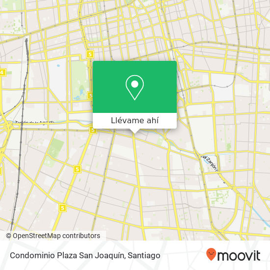Mapa de Condominio Plaza San Joaquín