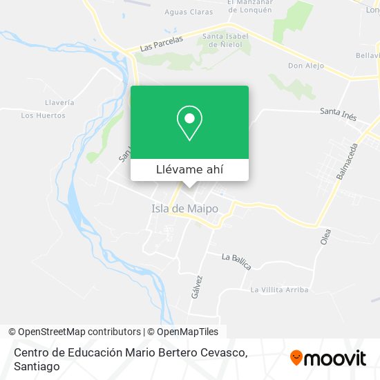 Mapa de Centro de Educación Mario Bertero Cevasco