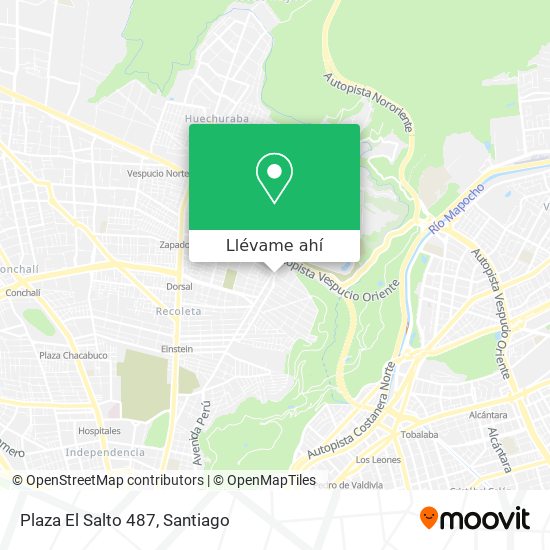 Mapa de Plaza El Salto 487