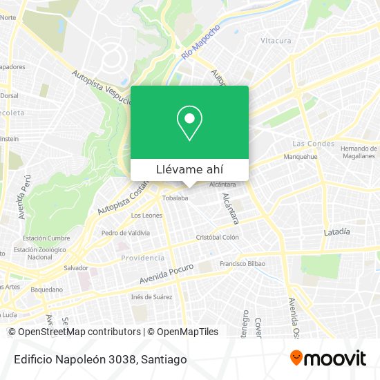 Mapa de Edificio Napoleón 3038